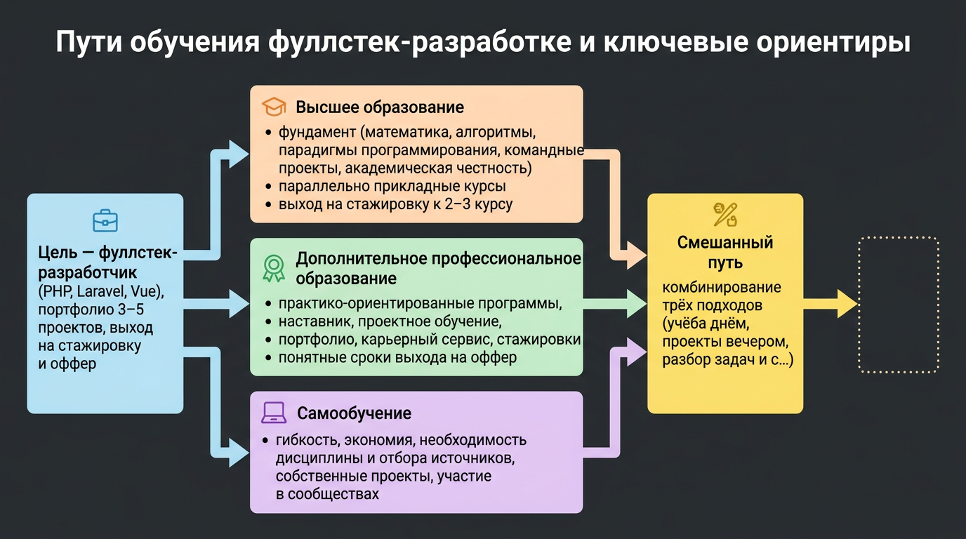 Где учиться фуллстек-разработчику